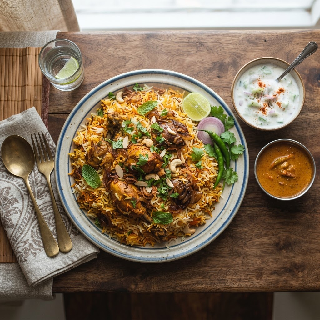 Paradise Biryani plate